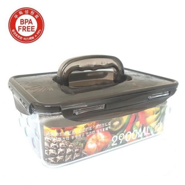 주식회사 브이와이 브이와이 [하프클럽/브이와이]크탈 생활용품 직사각밀폐 플라 W 2900ml