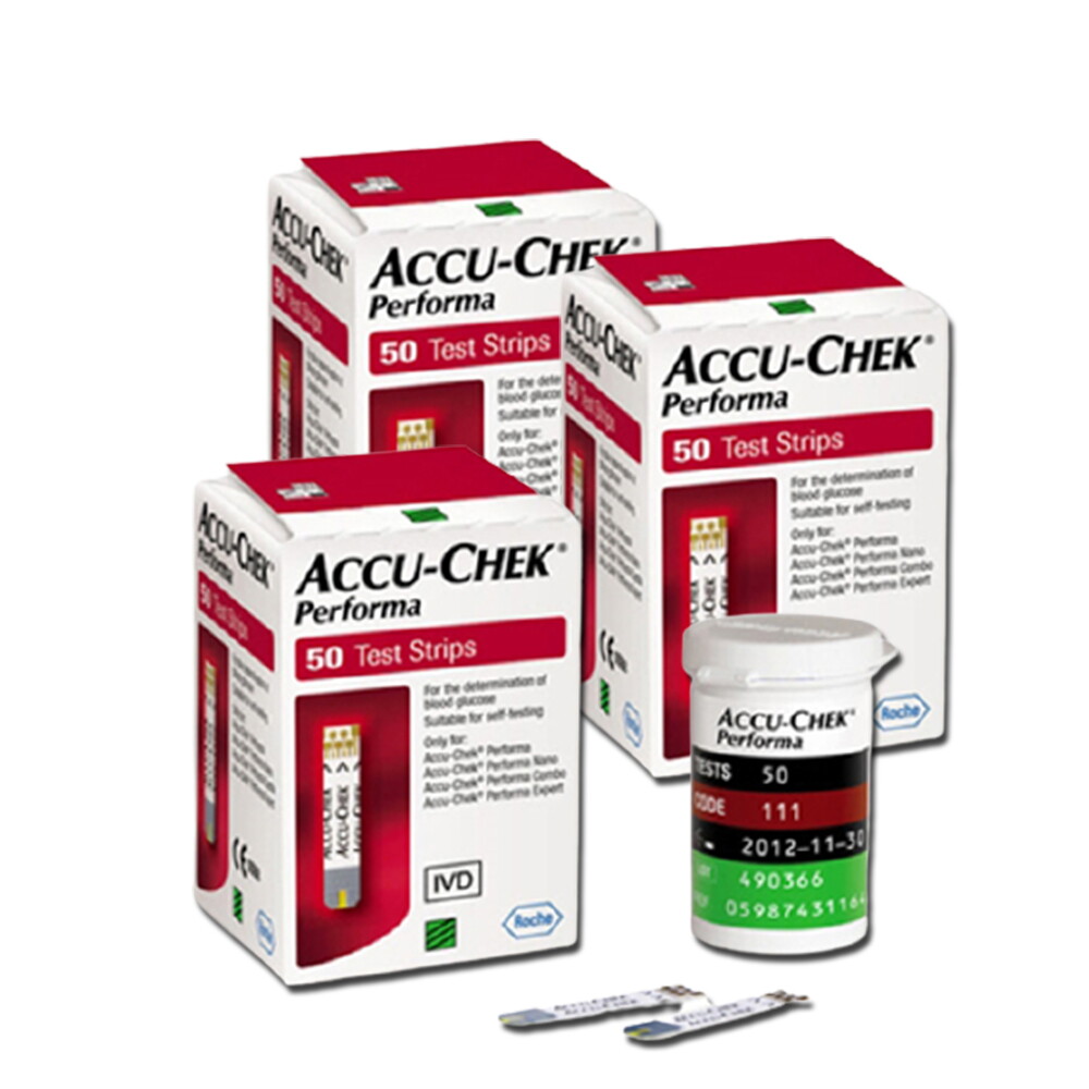 아큐첵 로슈 아큐첵 퍼포마 시험지 150매 혈당 스트립 검사지 당뇨 소모성 재료