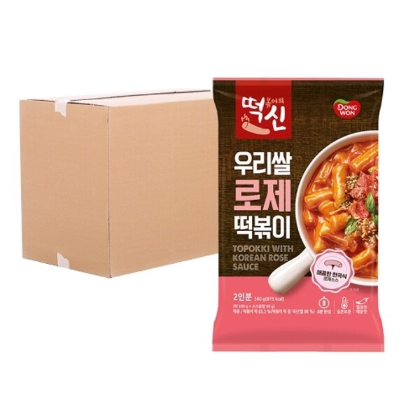 동원 [하프클럽/동원]동원 떡볶이의신 로제떡볶이 360g 10입 (박스)