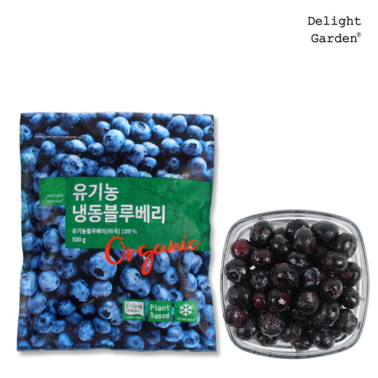 [딜라잇가든]딜라잇가든 냉동 유기농 블루베리 500g x 3