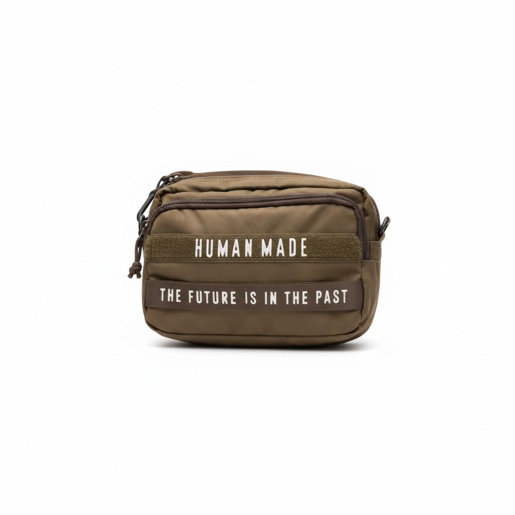 휴먼메이드. 26SS MILITARY POUCH SMALL (HM31GD048 BROWN) (밀리터리 파우치 스몰)