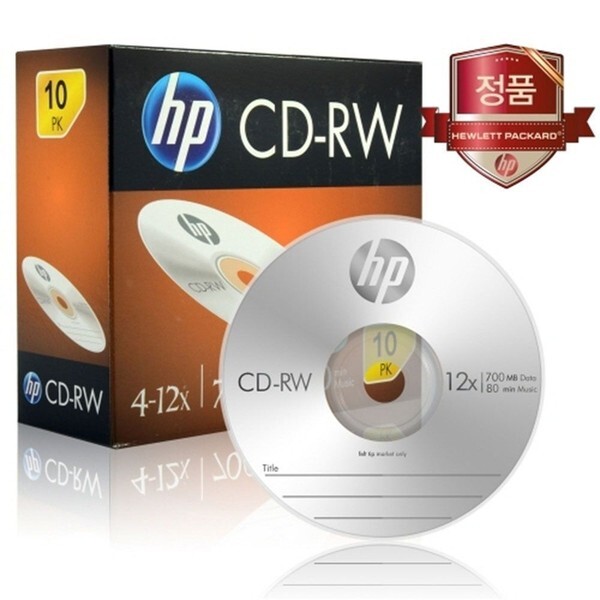 알티피아 알티피아 [하프클럽/알티피아]HP CD-RW 4-12x 10PK 700MB 80min 10개입