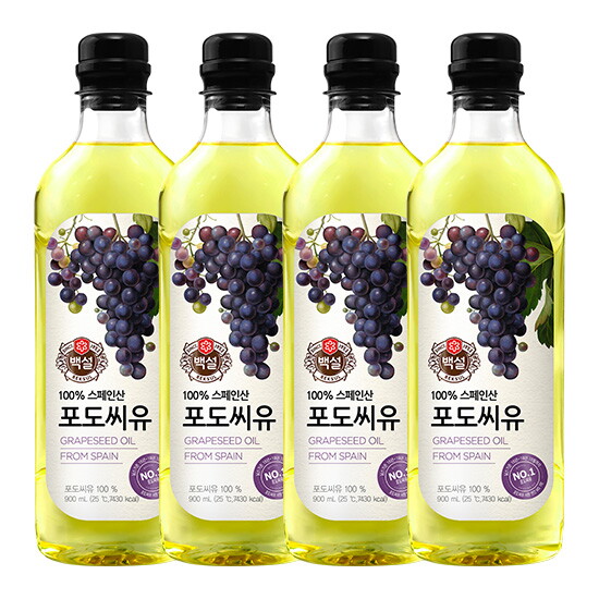 씨제이제일제당(주) [CJ제일제당] 포도씨유 900ML x 4개