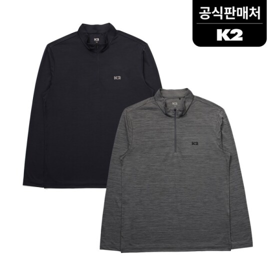 [K2]K2 공식 남성 등산티셔츠 베이직 긴팔 집업 GMP24297(정상가:99,000)