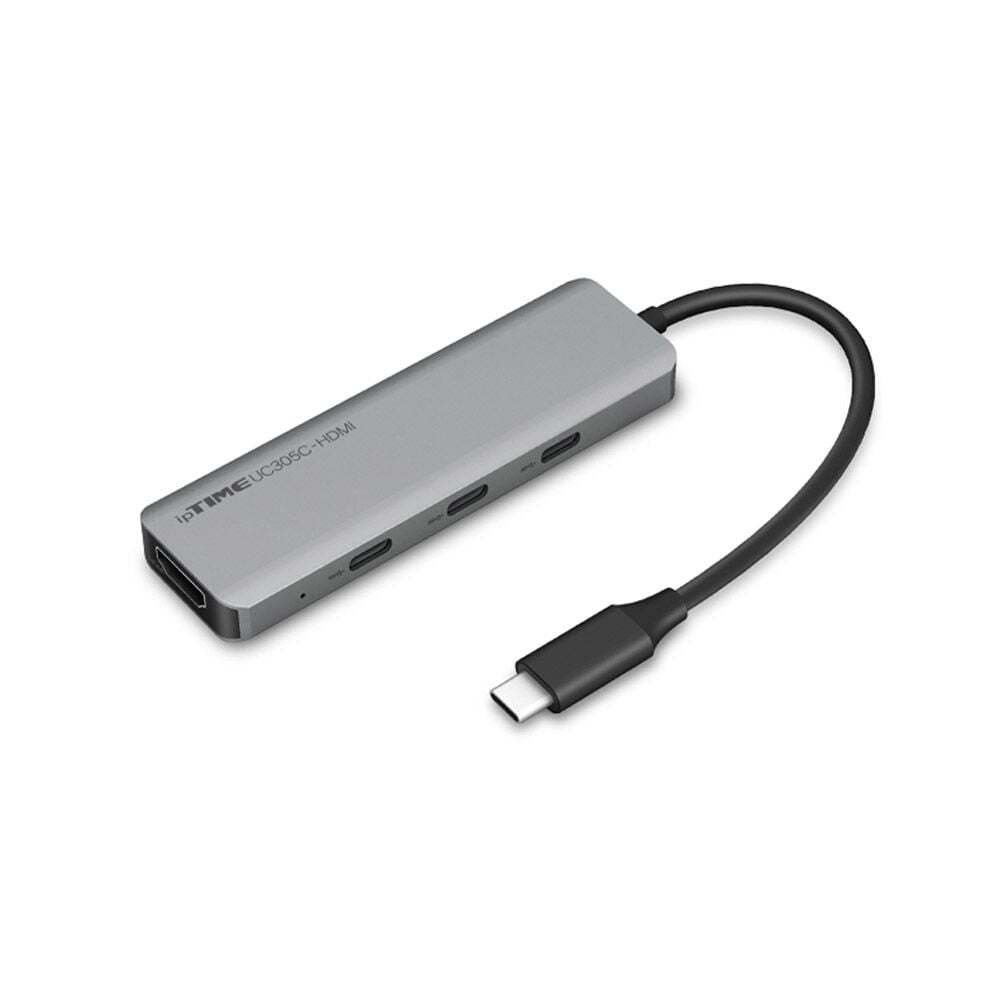 에이치플러스몰 IPTIME UC305C-HDMI 4K HDMI USB Type C 허브