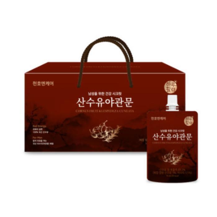 천호엔케어 셀러허브 식품 천호엔케어 산수유 야관문 남성 선물 파우치 30개입