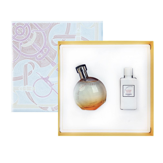 [에르메스]에르메스 오 데 메르베유 오 드 뚜왈렛 50ml+모이스처 라이징 바디로션 40ml+쇼핑백