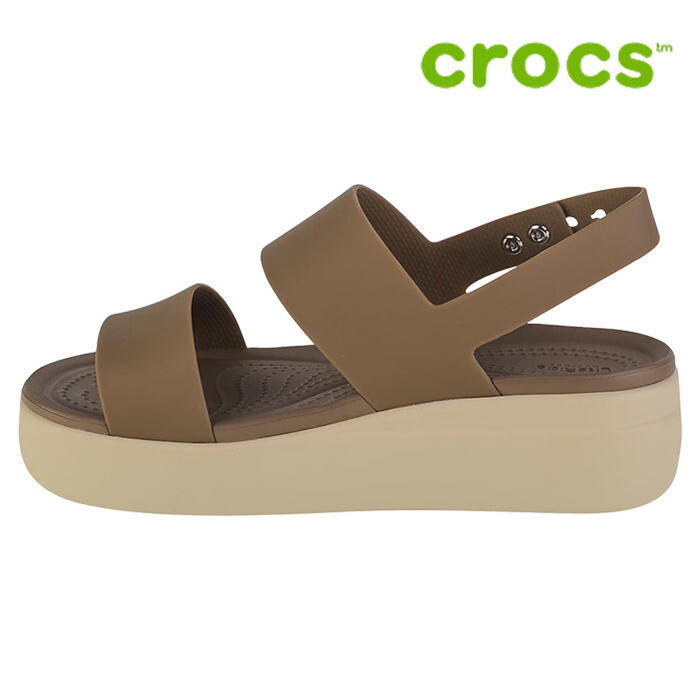 크록스 (패플) [크록스]크록스 웨지 샌들/ 206453-2YI/ 브루클린 로우 웨지 우먼 카키