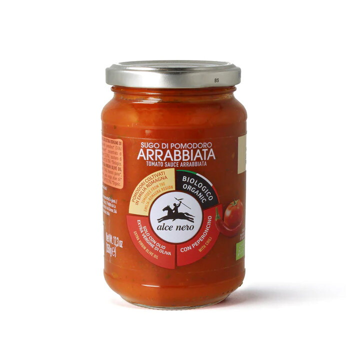 ALCE NERO SPA 알치네로 알치네로 유기농 아라비아따 스파이시 파스타 소스 350g
