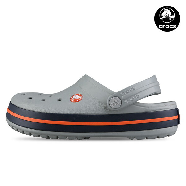 크록스 크록스 크록스 크록밴드 클로그 슬리퍼 샌들 라이트그레이 11016-01U