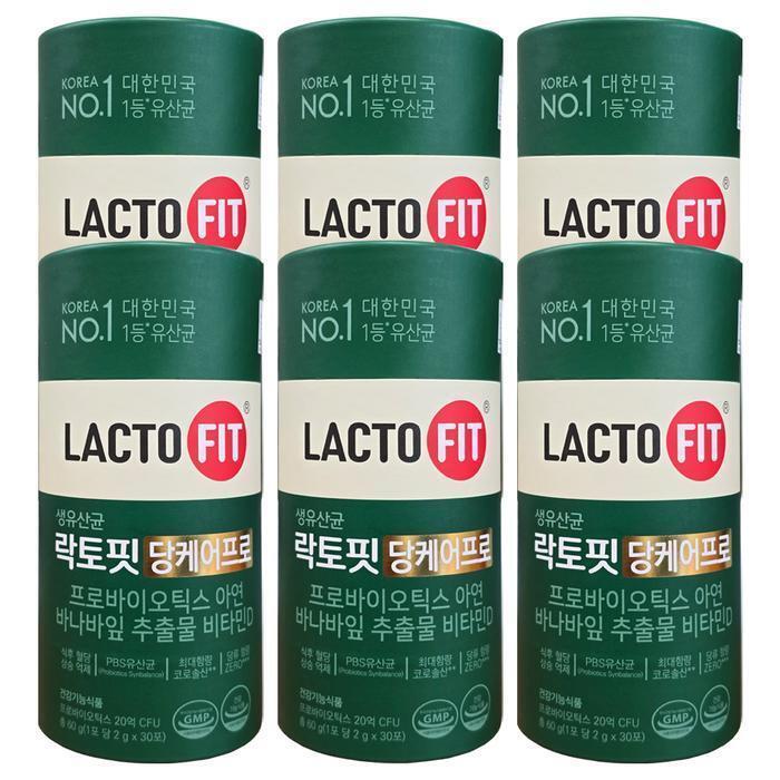 종근당 [종근당]락토핏 당케어프로 생유산균 2g x 30포 6개  HIS (33374840)