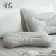 [루나앤슬립][4개+커버 세트]메모리큐브 베개 4개+베개커버 4장 (화이트+그레이 세트)