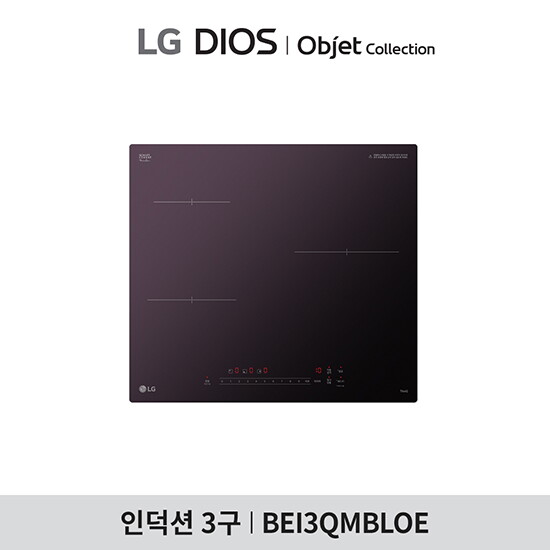 [LG전자]LG 디오스 인덕션 빌트인 3구 블랙(BEI3QMBLOE)