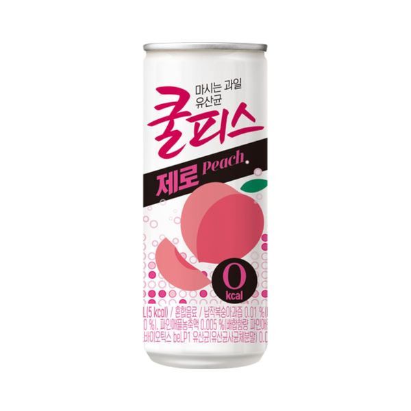교보문고 (주)서희에프앤비 동원 쿨피스 제로 복숭아 230ml 30캔
