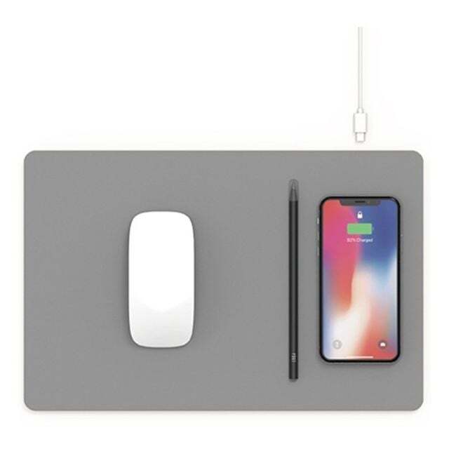 에이치플러스몰 POUT)HANDS3 PRO 고속 무선 충전 마우스패드(더스트그