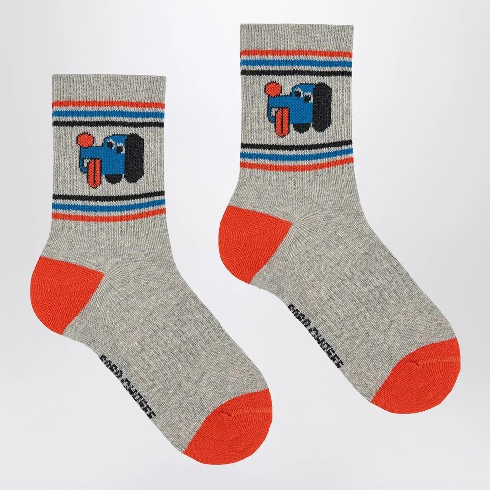 보보쇼즈 25 F/W 보보쇼즈 그레이 양말 도기 MATE (KIDS ) B225AI007CO-HG B0051994435