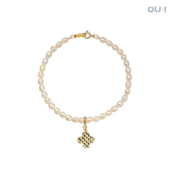 14K 골드 담수진주 팔찌