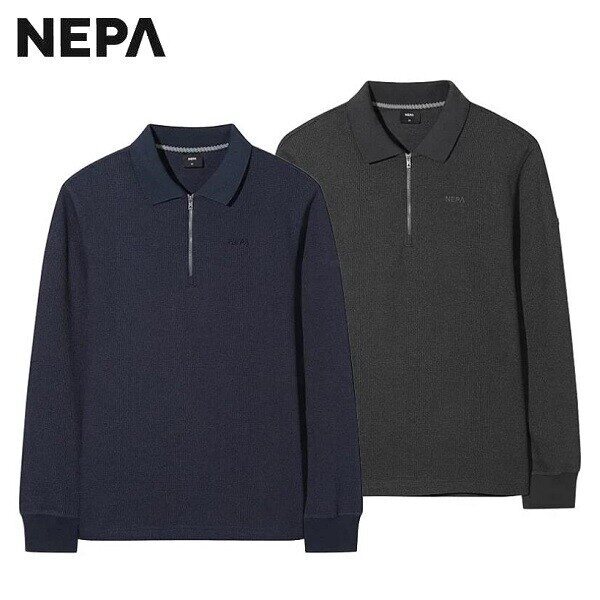 NEPA(주) 네파 [네파]겨울용 남성 고프레 기모 롱슬리브 집업  긴팔 티셔츠 - 7M<b>75212</b>_HDD