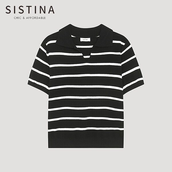 시스티나 [시스티나] 카라넥 니트_ASKPOP21170_BK