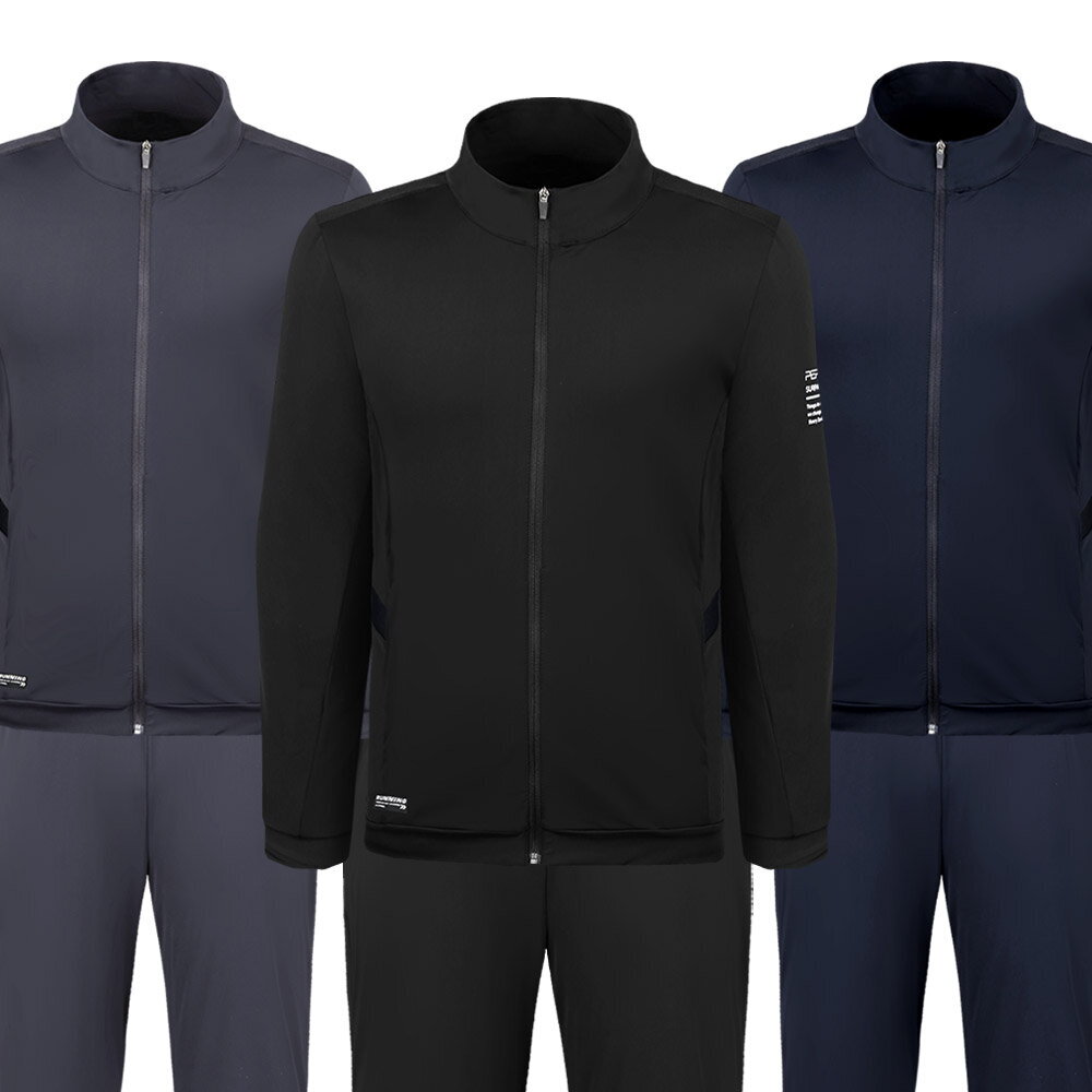 스타일준 [스타일준]남성용 여름 쿨 트레이닝 긴팔 긴바지 츄리닝 쿨 세트