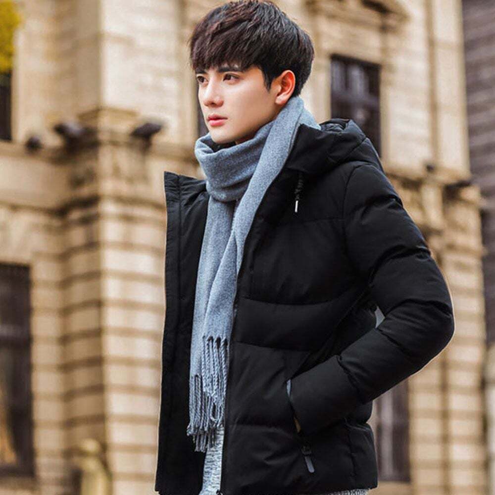 오너클랜 푸퍼 다운 점퍼 남자 간절기 보온 히트 방한 아웃도어