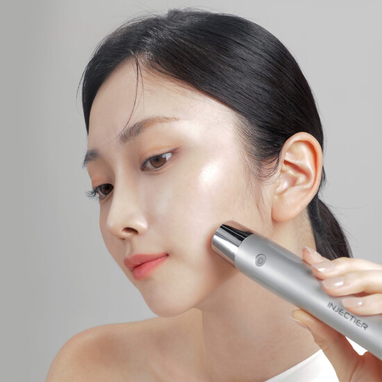 [인젝티어]인젝티어 인젝디엠 티타늄 100 4중 물방울 초음파 마사지기 뷰티디바이스
