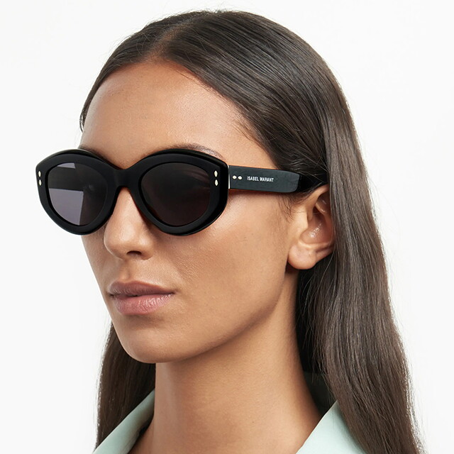 비비안웨스트우드 이자벨마랑 선글라스 IM0105GS 807IR 명품 라운드 두꺼운 블랙 뿔테