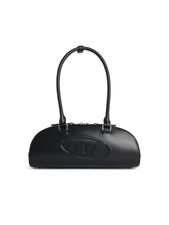 DIESEL 디젤 [해외] 26FW 디젤 1DR 돔 이롱게이트 볼링백 X10641 P8279T8013 Black