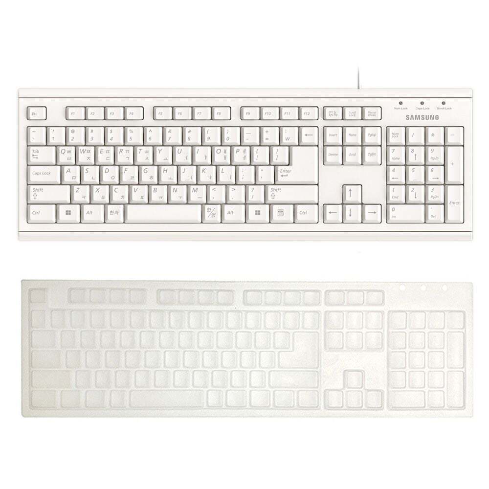친절한탄씨 JMds 키보드 USB 106키 멤브레인 (화이트) (SPA-JKA1BUW) 키스킨포함