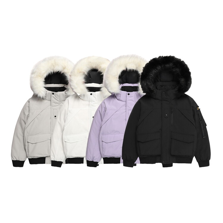 내셔널지오그래픽 어패럴 내셔널지오그래픽 N234WDW930 여성 타루가 퍼 트리밍 후디 다운 점퍼 4종택1