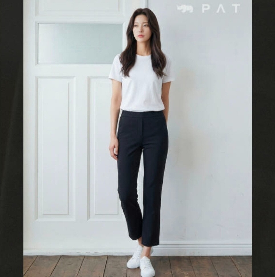 피에이티 (패플) [피에이티]여성 풀밴드 세미배기 저지 팬츠 1L41693_HDD