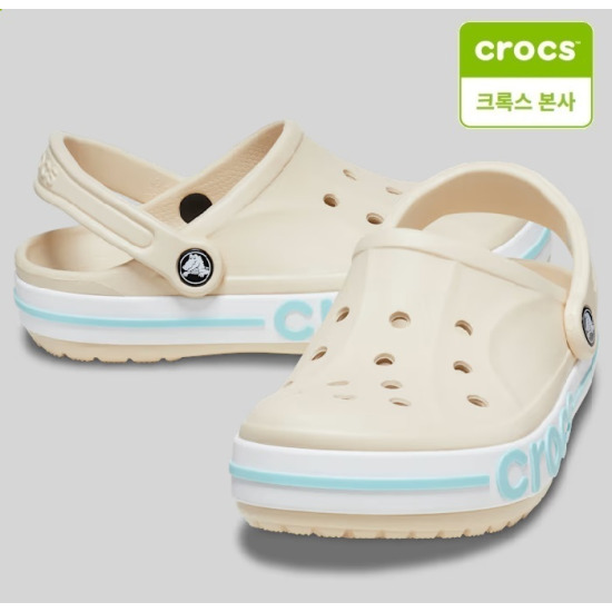 [크록스](크록스 본사) 바야밴드 클로그 205089-1LI 윈터화이트