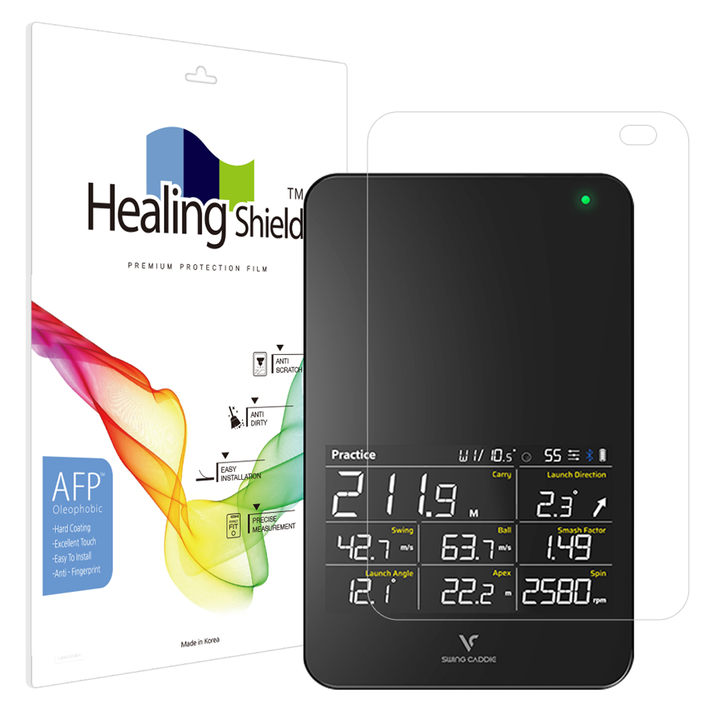 힐링쉴드 보이스캐디 SC4 론치 모니터 올레포빅 고광택 액정보호필름