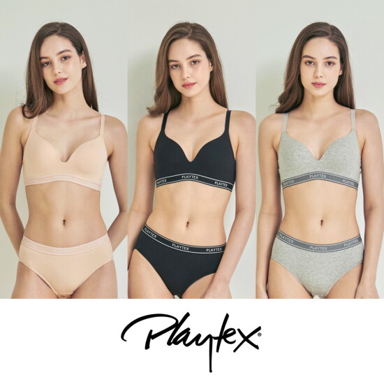 [플레이텍스][Playtex] 플레이텍스 와이어리스 라이트업 브라탑 3컬러 택일
