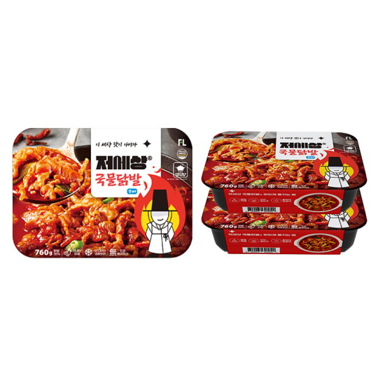 [에프엘푸드](저세상) 무뼈 국물닭발(760g)2팩