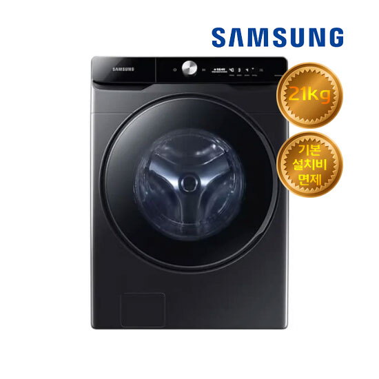 삼성전자 [렌탈]삼성전자 삼성 비스포크 AI 세탁기 21kg 블랙캐비어 WF21DG6650BV/60개월 의무사용