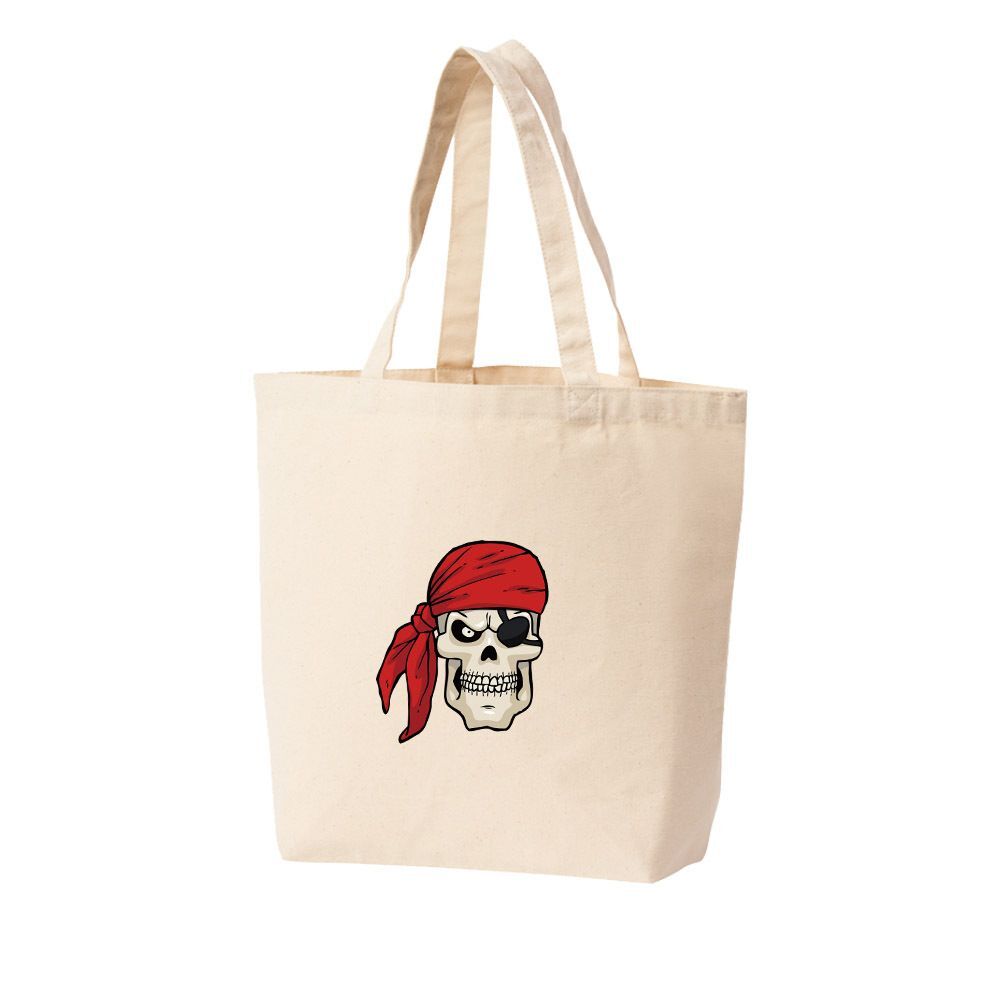 오너클랜 에코백 토트백 해적 애꾸눈 캐리비안 두건