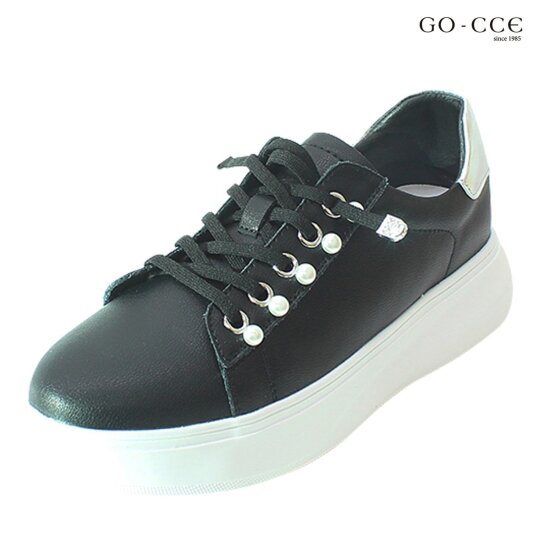 여성 스니커즈 GIP90017 블랙 4cm