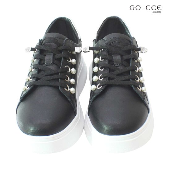 여성 스니커즈 GIP90017 블랙 4cm