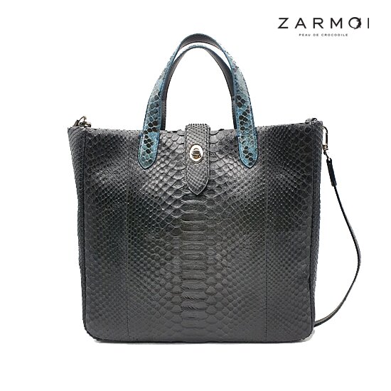 ★정상가 538,000원★[잘모이] 셀리나 리얼 파이톤 뉴 빅 토트백 ZA-4022