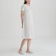 [자주][JAJU/자주] 여 소프트 반팔 파자마 원피스_오프 화이트