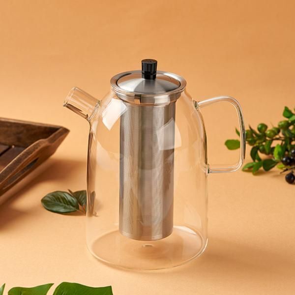 사마도요 교보문고 알럽하우스 사마도요 명품 내열유리 티포트 TZ005 2000ml 대용량