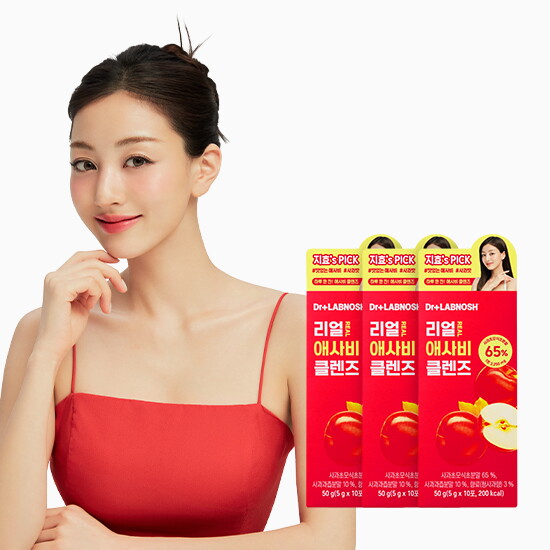 [랩노쉬][3박스] 지효 PICK! 닥터랩노쉬 리얼 애사비 클렌즈 1개월분 (30개입)