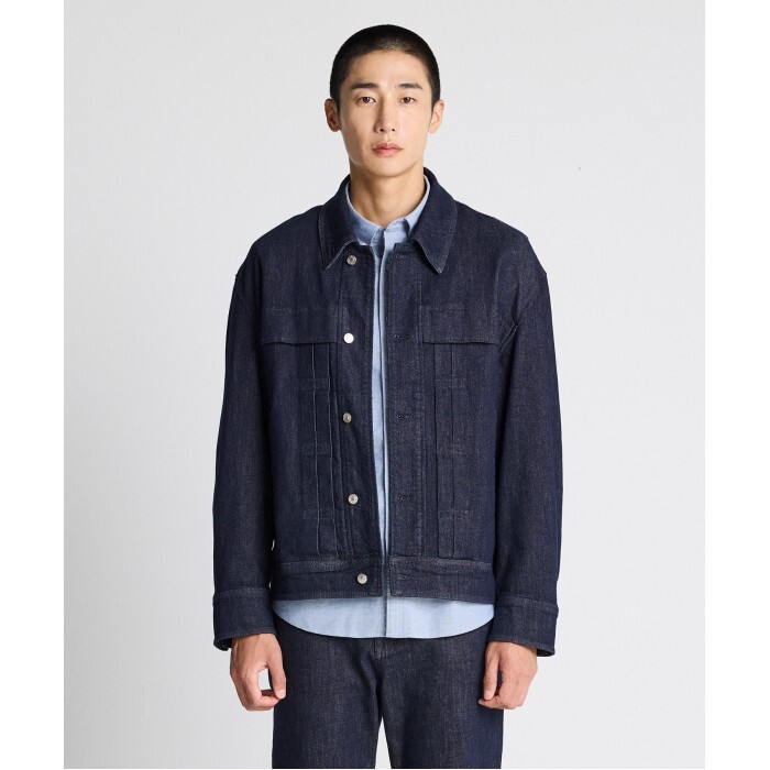 (주)에스티오 디엠스 [DIEMS]불변 생지 트러커_인디고 네이비 (오버핏)-DZJDW10713B