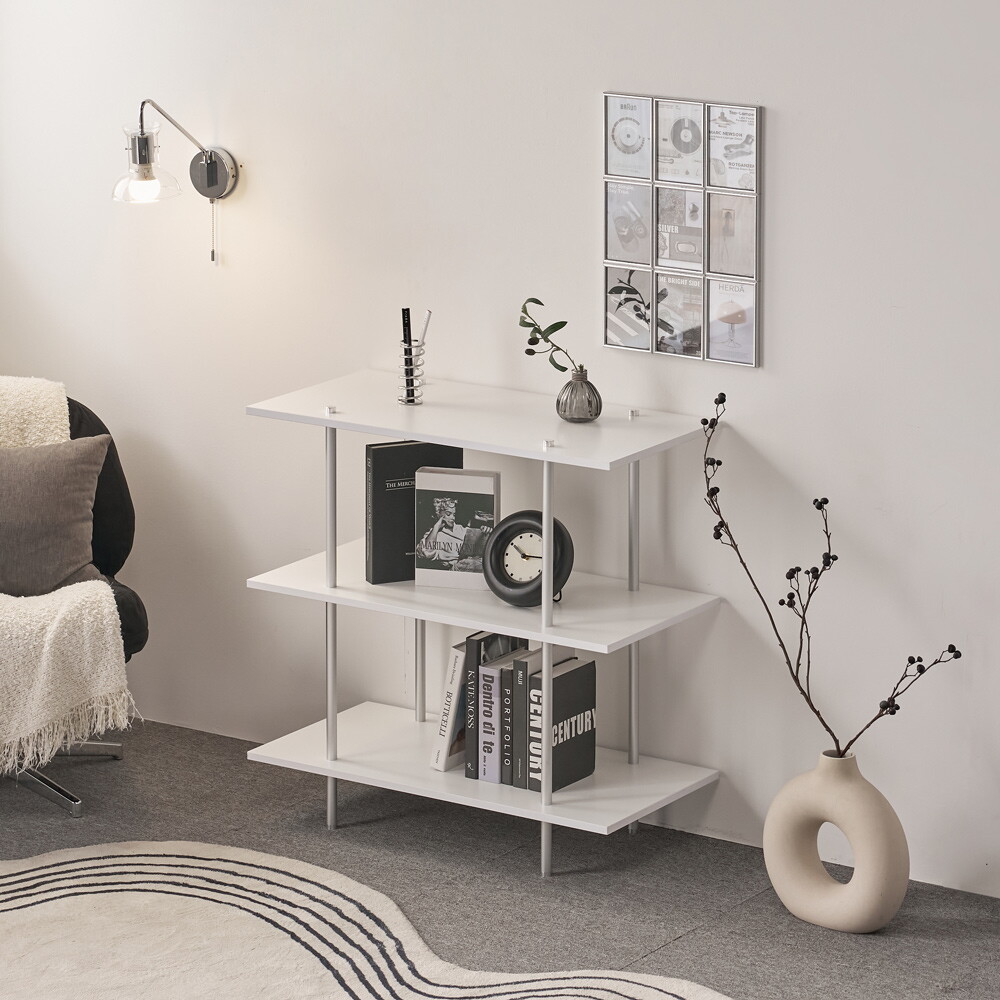 히트OEM 히트가구 [히트가구] F41702 모듈 3단 선반 장식장 800 (착불배송 상세확인)