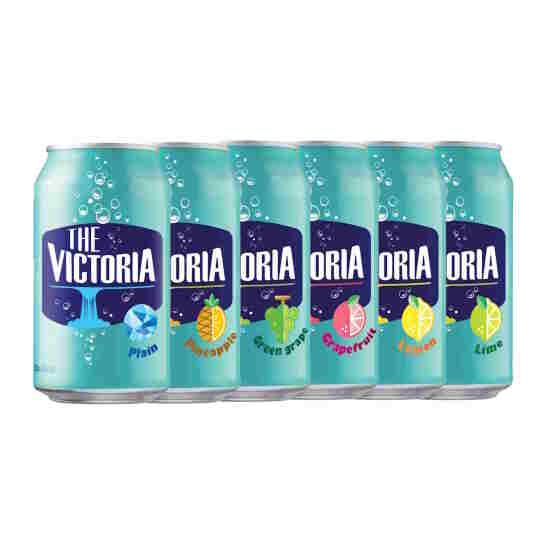 [웅진식품] 더 빅토리아 탄산수/탄산음료 350ml x 48캔(플레인/레몬/자몽/라임/청포도/파인애플 중 택2)
