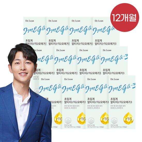 ●[12개월분] 닥터린 초임계 알티지오메가3 12박스