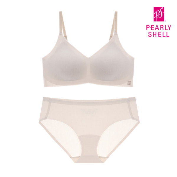 펄리쉘 [펄리쉘][XL사이즈 한정특가][펄리쉘] 프리컷 모달쉘론 스트랩 오트밀 하루브라 삼각팬티
