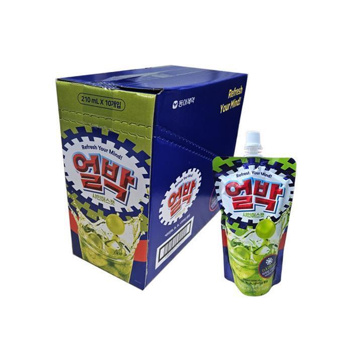 동아제약 [동아제약]동아제약 얼려먹는 박카스 얼박 샤인머스캣맛 210ml 10개 소비기한 26년07월07일F (46805575)