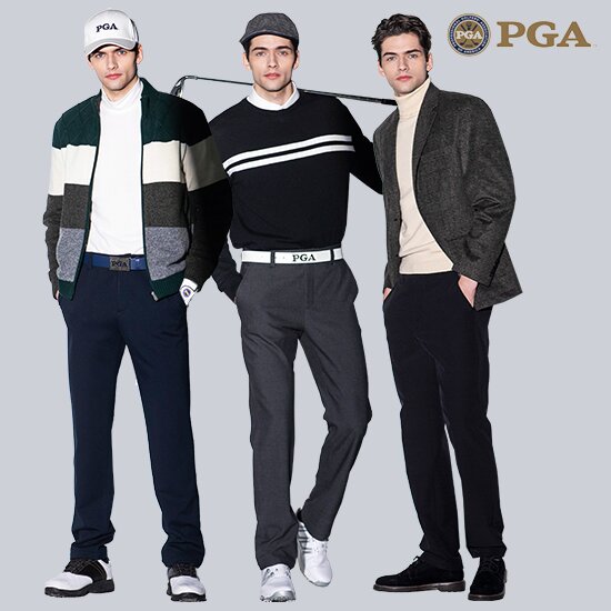 PGA 21FW 남성 라이프스타일 라운딩 프로웜 팬츠 3종